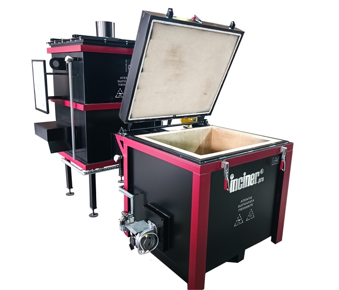 Инсинераторът IncinerPro g600 за птицеферми.